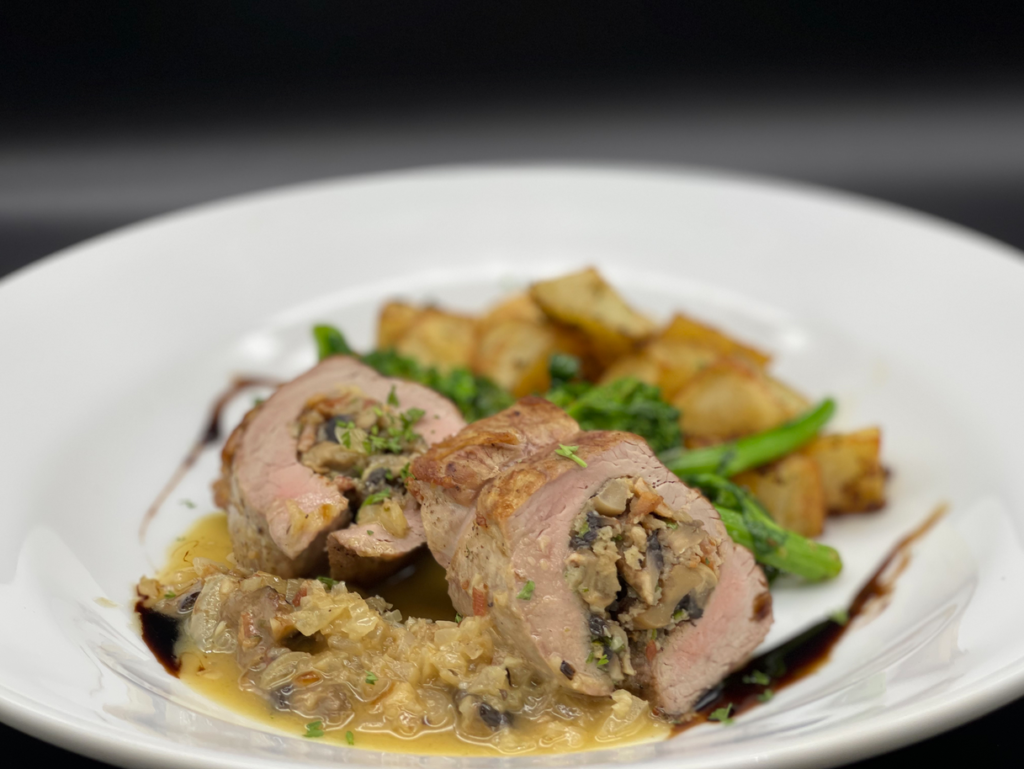 Mushroomstuffed Pork Loin Chef Supreme
